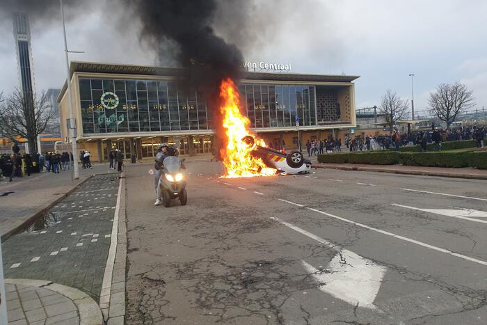 Demonstratie loopt uit de hand