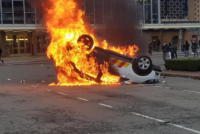 Demonstratie loopt uit de hand
