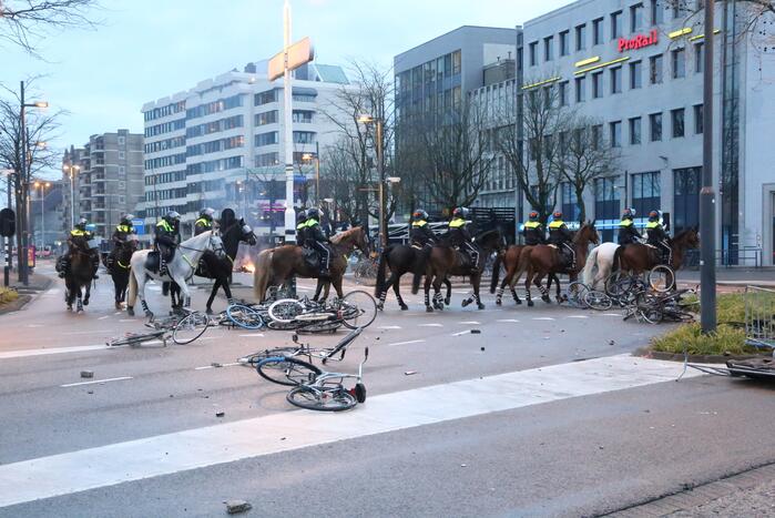 Demonstratie loopt uit de hand