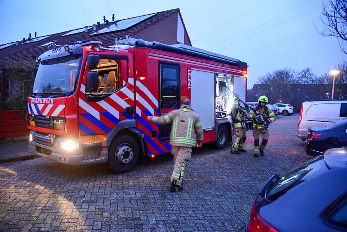 Woningen ontruimd door brand in kelderbox
