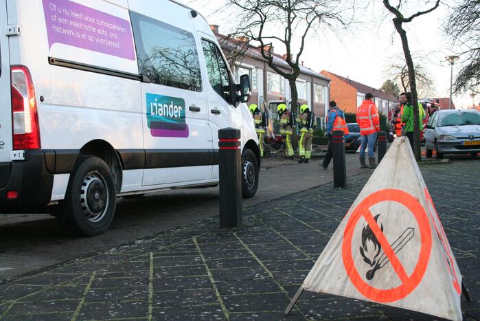 Wederom gasleiding geraakt bij aanleg van glasvezel