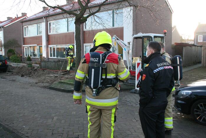 Wederom gasleiding geraakt bij aanleg van glasvezel
