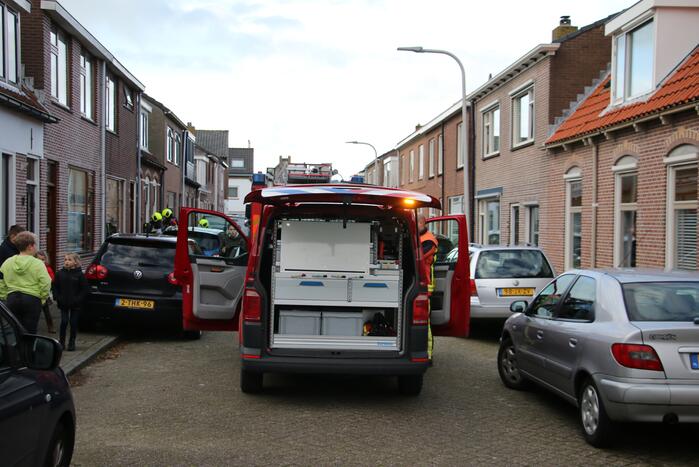 Onderzoekk naar gaslucht in woning