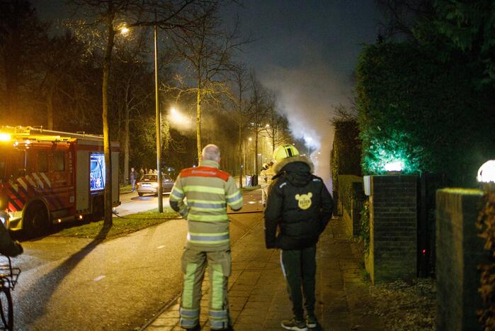 Bezorgscooter De Beren gaat in vlammen op