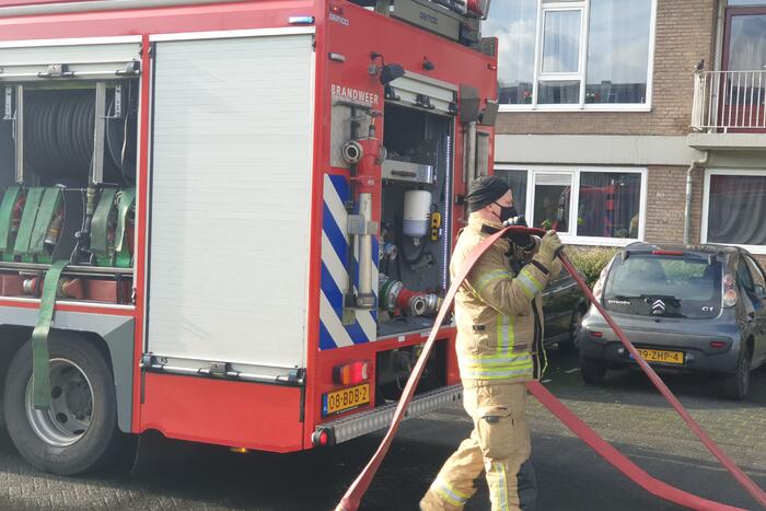 Brand in keuken snel geblust
