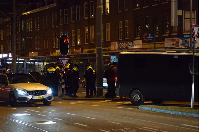 Veel ME op straat na ernstige rellen