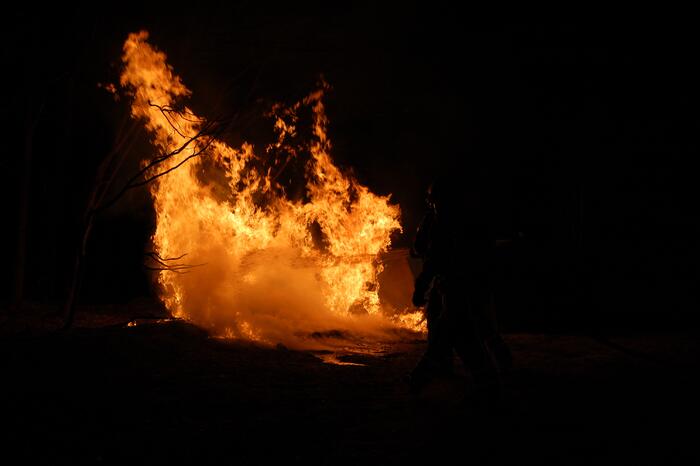 Meerdere dixies door brand verwoest