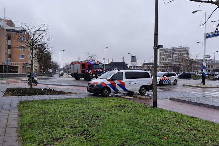 Grote brand in portiekflat