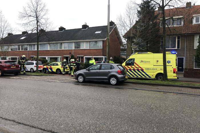 Persoon gewond door koolmonoxide