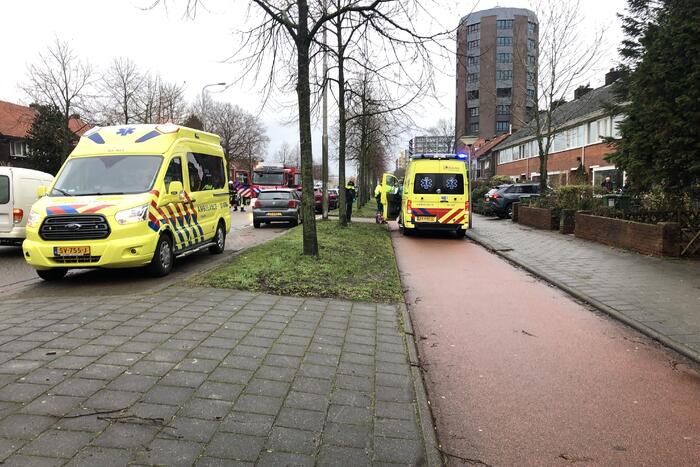 Persoon gewond door koolmonoxide