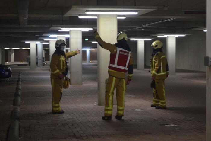 Onderzoek naar vermoedelijke brand in supermarkt