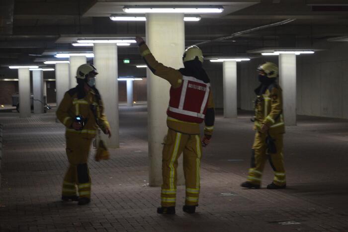 Onderzoek naar vermoedelijke brand in supermarkt