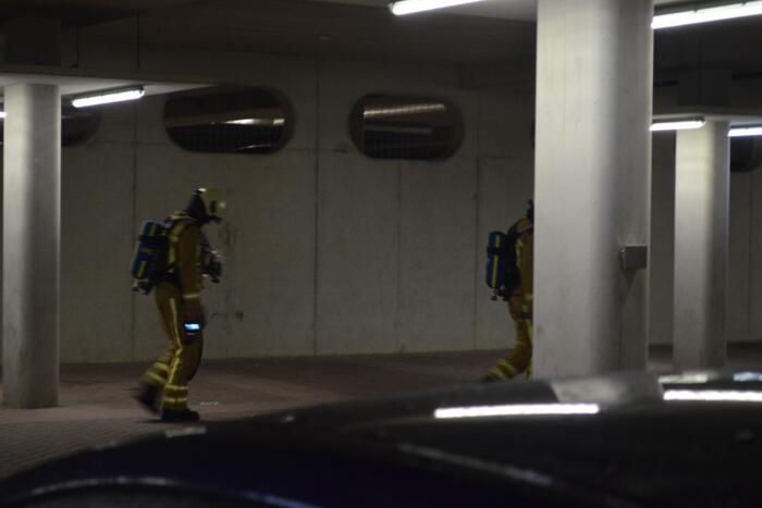 Onderzoek naar vermoedelijke brand in supermarkt