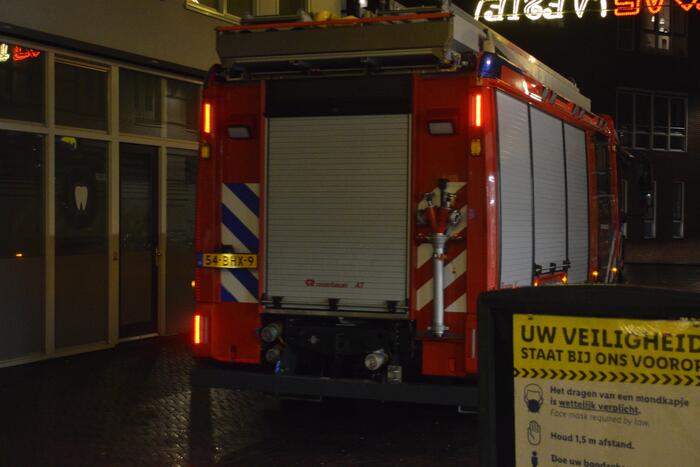 Onderzoek naar vermoedelijke brand in supermarkt