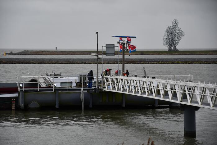 Brand op binnenvaartsschip