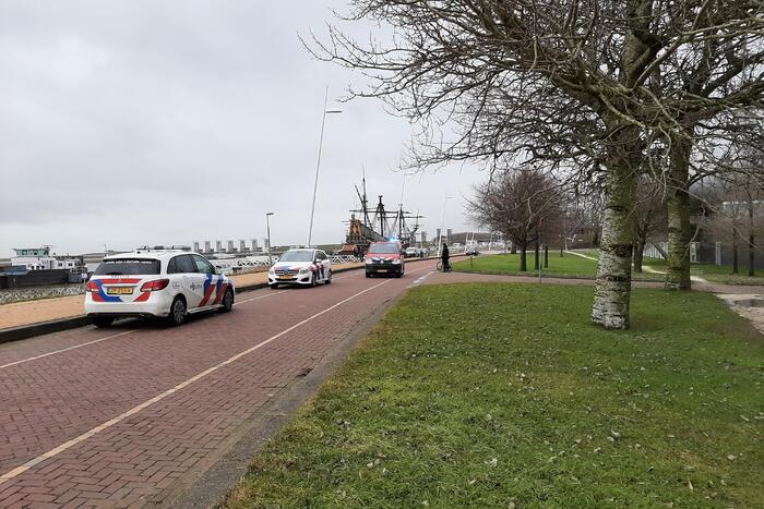 Brand op binnenvaartsschip