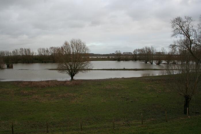 Water van De Waal staat flink hoog