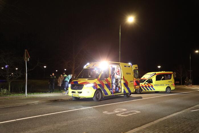 Persoon raakt zwaargewond