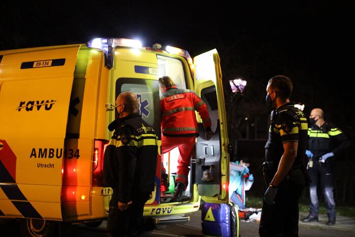 Persoon raakt zwaargewond