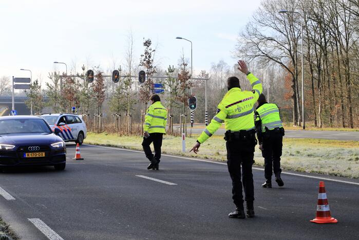 Grote politiemacht tijdens koffiedrinken' op Zwitsal Terrein