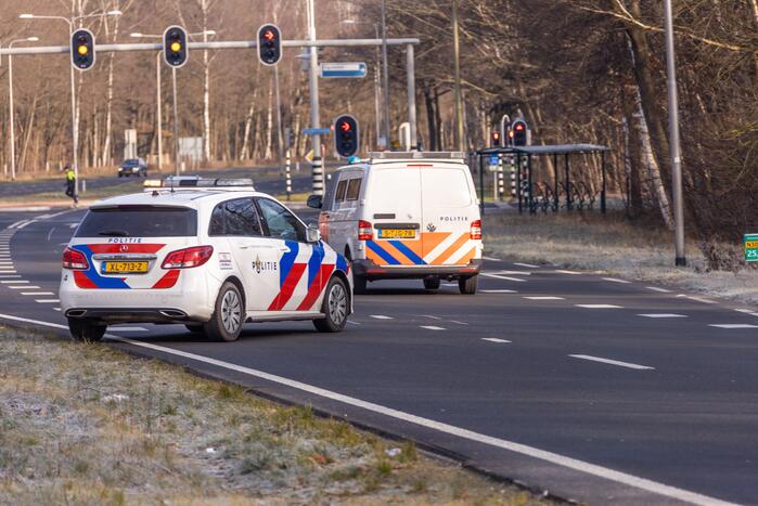Grote politiemacht tijdens koffiedrinken' op Zwitsal Terrein