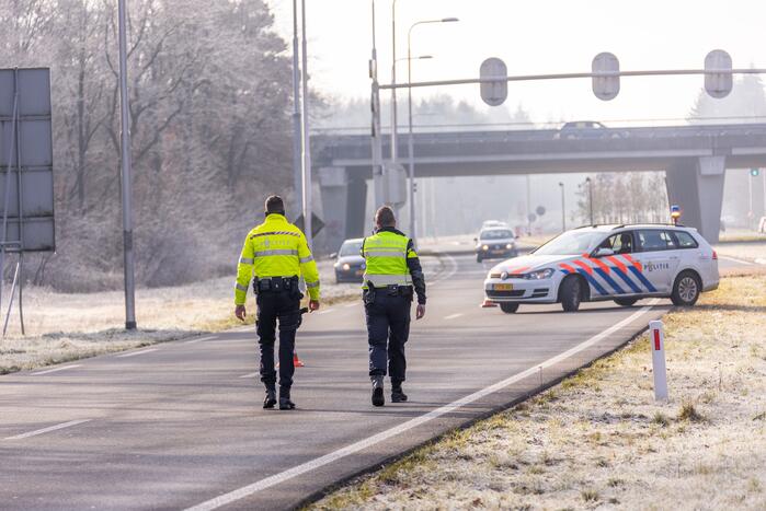 Grote politiemacht tijdens koffiedrinken' op Zwitsal Terrein