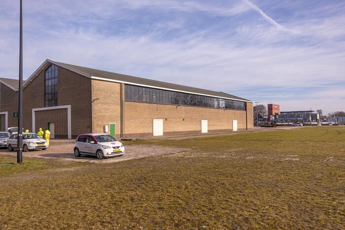 Grote politiemacht tijdens koffiedrinken' op Zwitsal Terrein