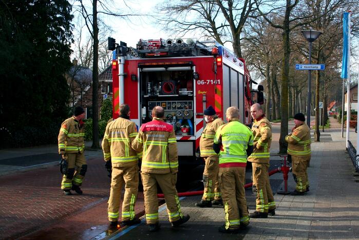 Afval in brand gestoken achter restaurant