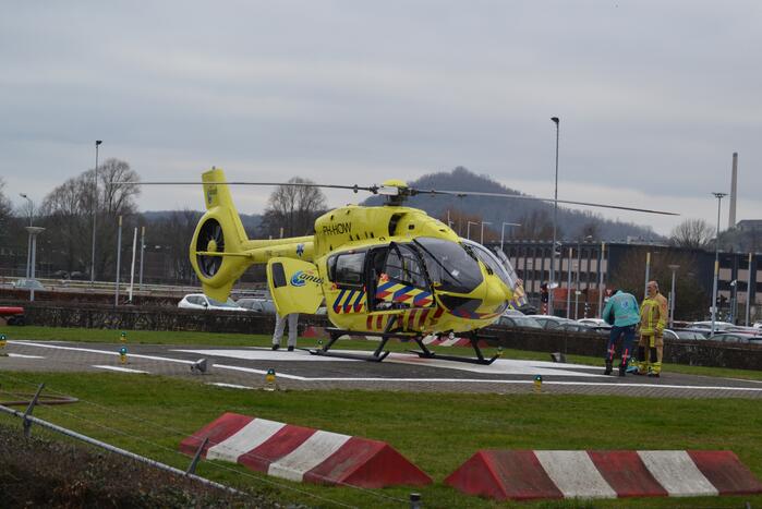 Coronapatiënt overgebracht per helikopter