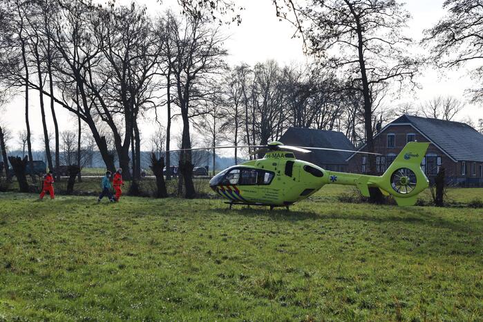 Wielrenner ernstig gewond bij ongeval