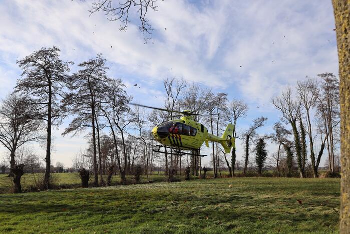 Wielrenner ernstig gewond bij ongeval