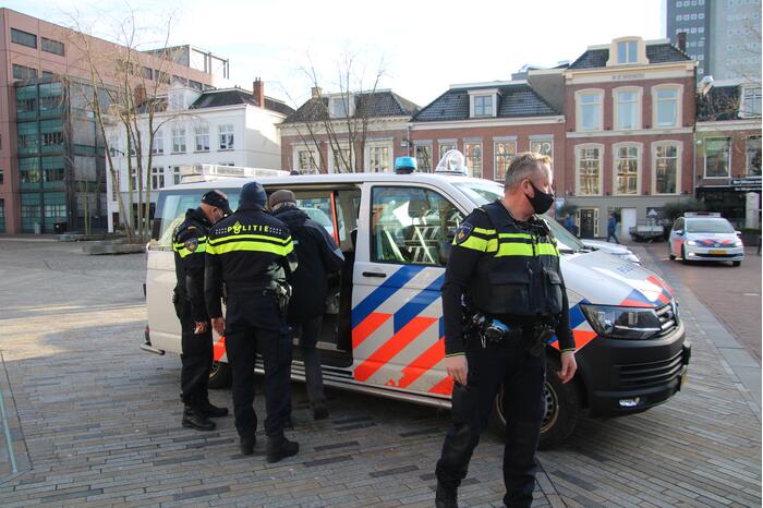 Aanhoudingen bij demonstratie