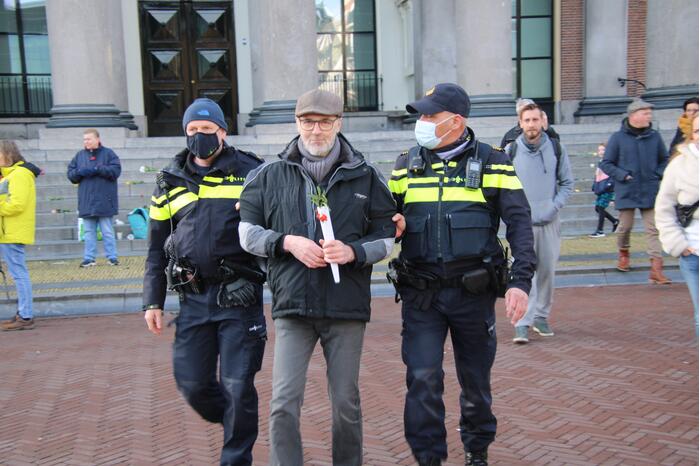 Aanhoudingen bij demonstratie