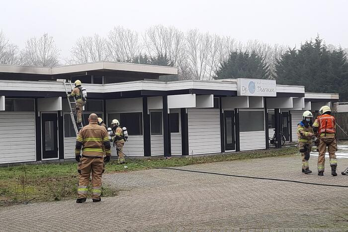 Uitslaande brand in sauna De Thermen