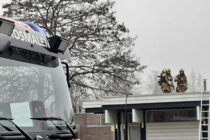 Uitslaande brand in sauna De Thermen