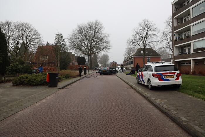 Meerdere voertuigen met elkaar in botsing