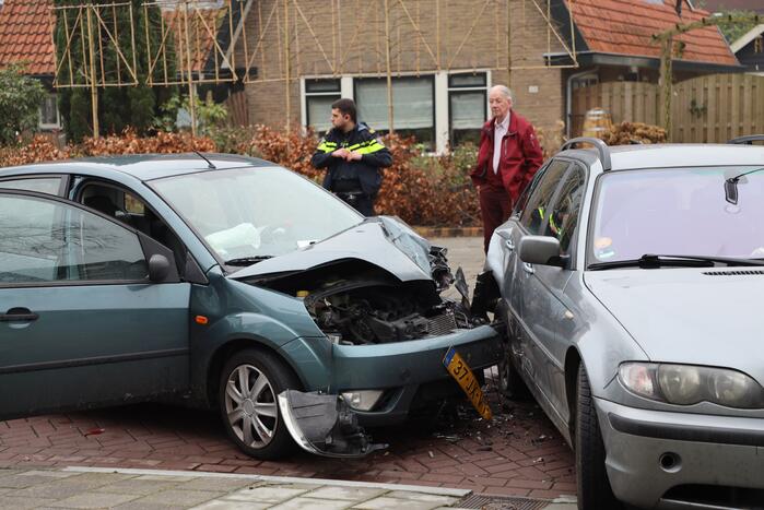 Meerdere voertuigen met elkaar in botsing