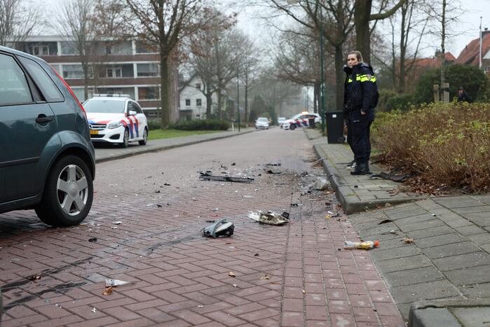 Meerdere voertuigen met elkaar in botsing