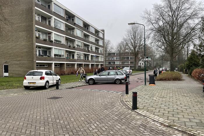 Meerdere voertuigen met elkaar in botsing