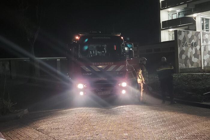 Veel rook bij vergeten pan op het vuur