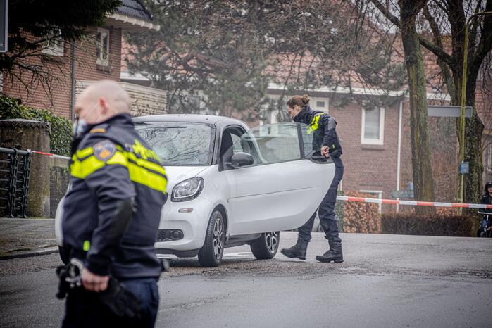Voetganger door auto geschept