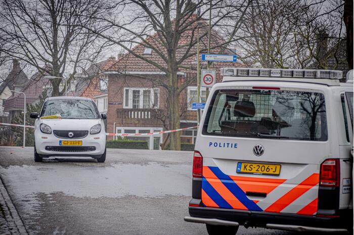 Voetganger door auto geschept