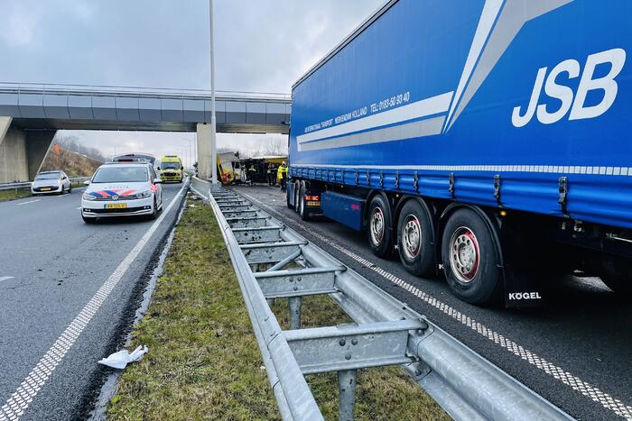 Ernstig ongeval met vrachtwagen