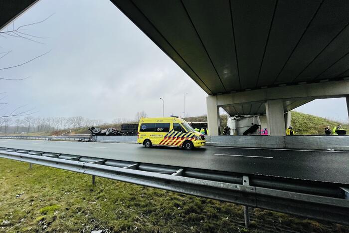 Ernstig ongeval met vrachtwagen