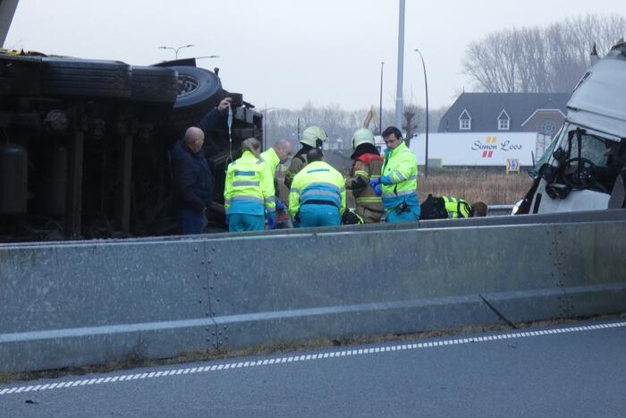 Ernstig ongeval met vrachtwagen
