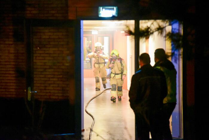 Aanhouding bij brand in slaapkamer van zorginstelling