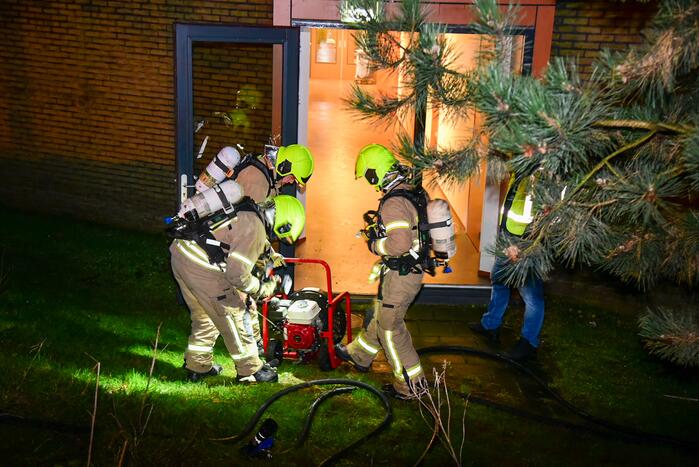 Aanhouding bij brand in slaapkamer van zorginstelling