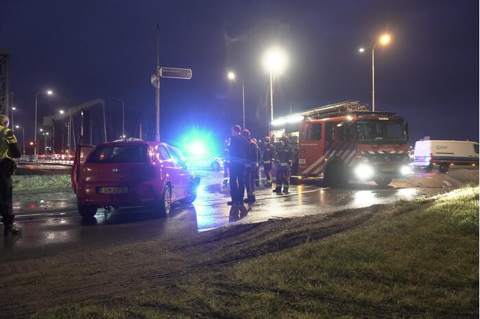 Veel schade bij frontale aanrijding