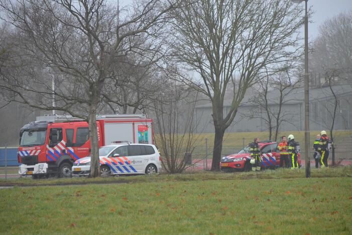 Parkeerterrein atletiekvereniging Lionitas afgesloten na gaslekkage