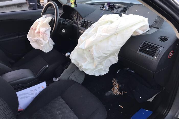 Flinke schade bij kop-staartbotsing